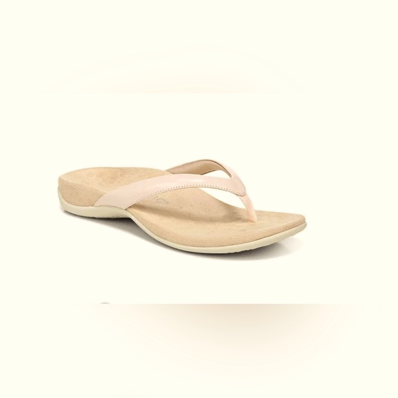 🩴 Vionic Dillon Pink Patent Flip Flops 🩴 - Picture 4 of 10